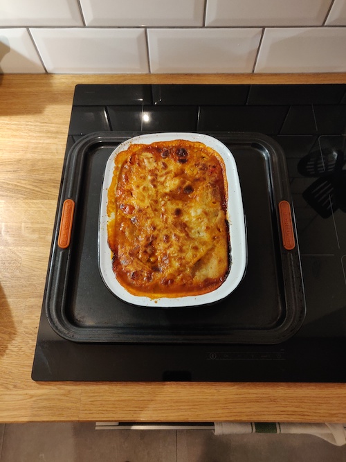 Kidney Bean Chili with Melty Cheddar & Cornbread Topping